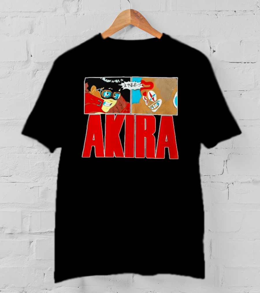 Akira Anime Manga Kaneda Joker Panels Japanese T-Shirt
