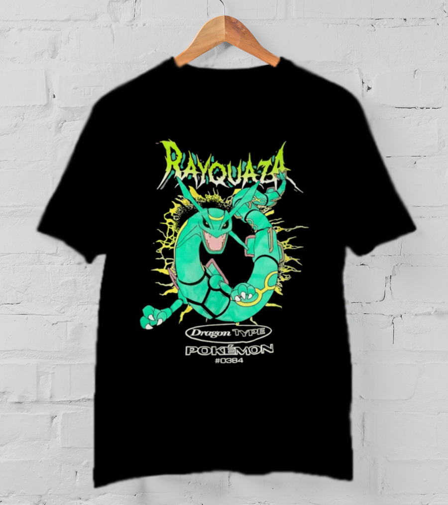 Rayquaza Dragon Type Pokémon No 0384 Gaming T-Shirt