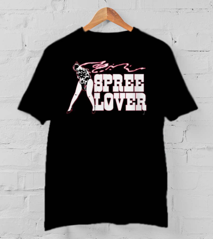 Spree Lover Bootleg Gun Girl Streetwear Vintage Aesthetic T-Shirt