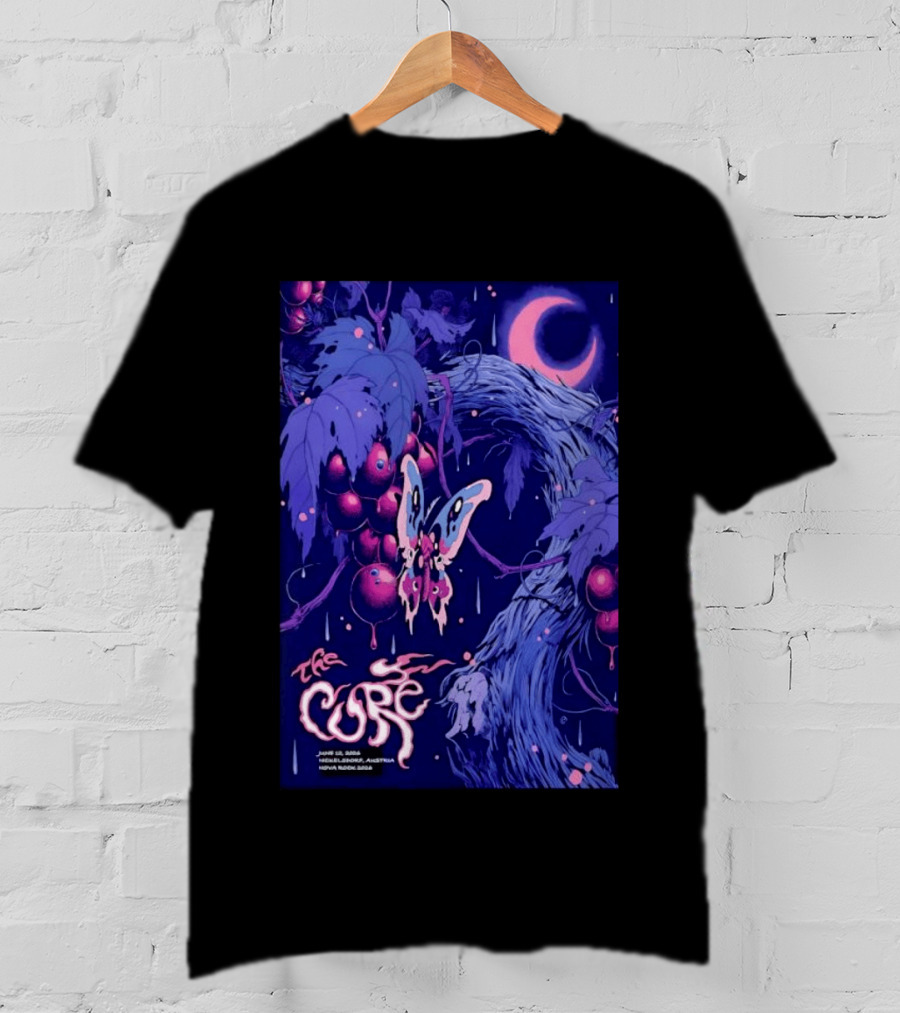 The Cure Cosmic Butterfly Moth Concert June 25 2008 Melbourne Australia T-Shirt