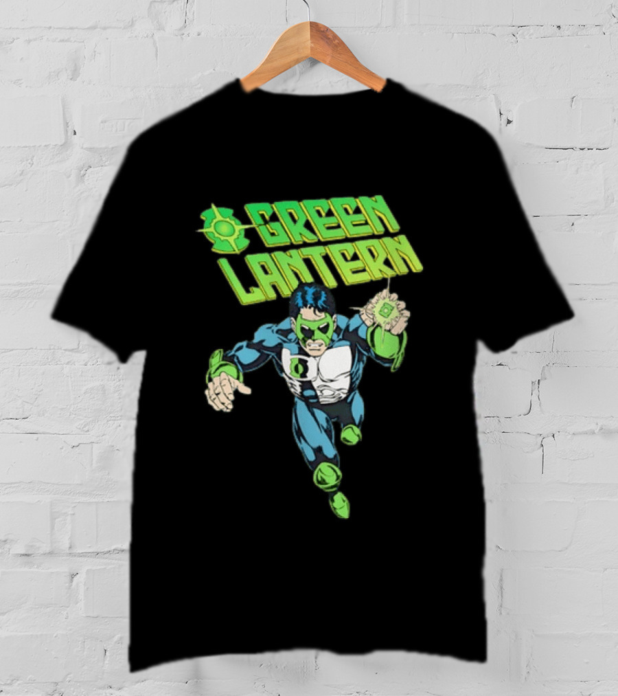 Green Lantern Comic Book Hero DC Comics Iconic Character Ring Power T-Shirt