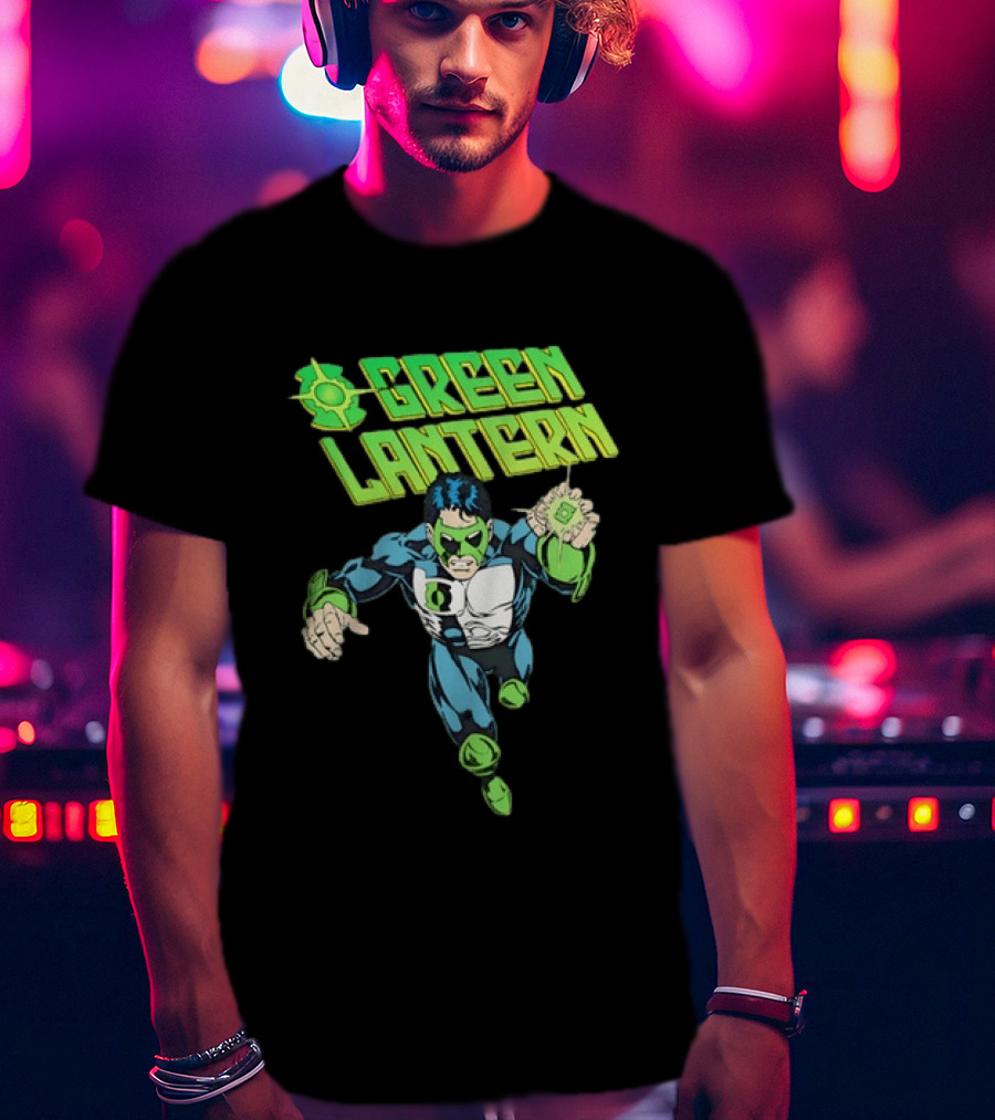 Green Lantern Comic Book Hero DC Comics Iconic Character Ring Power T-Shirt