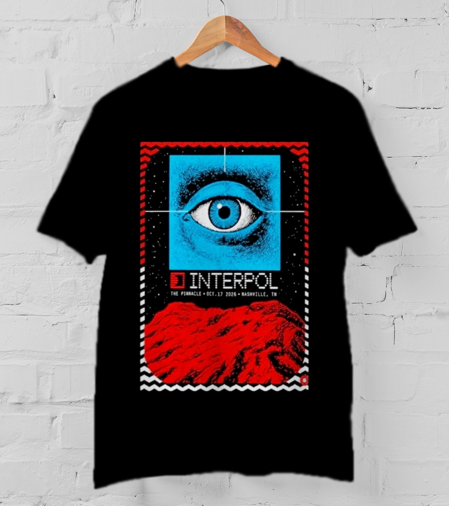 Interpol Eyeball Event Nashville The Pinnacle October 17 2026 T-Shirt
