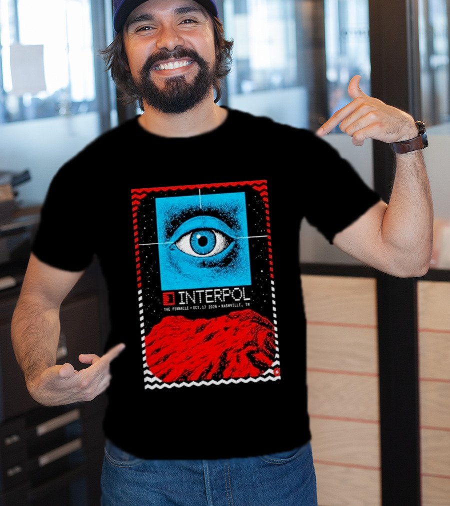 Interpol Eyeball Event Nashville The Pinnacle October 17 2026 T-Shirt
