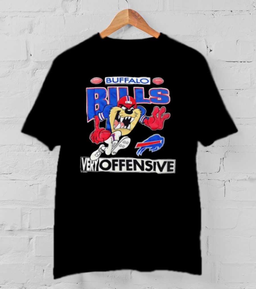Buffalo Bills Tasmanian Devil Very Offensive Looney Tunes T-Shirt