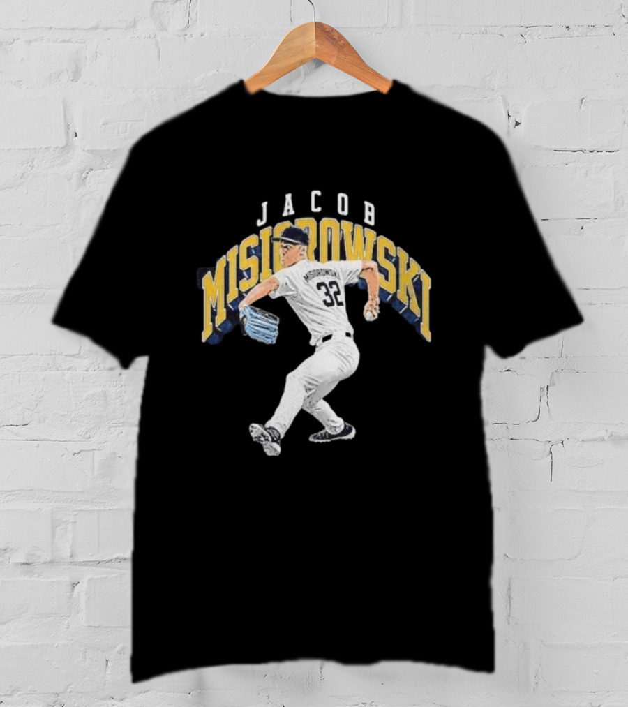 Jacob Misiorowski Pitching Action Milwaukee Baseball T-Shirt