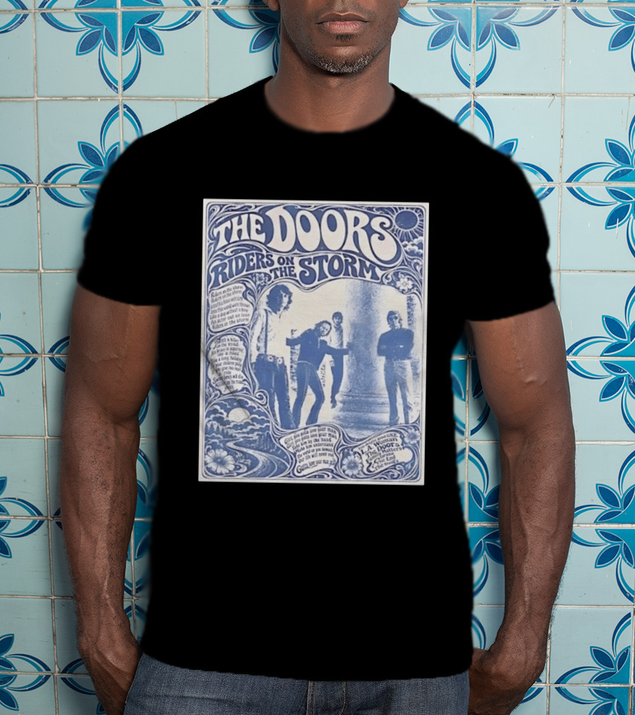 The Doors Riders On The Storm Music Psychedelic Band T-Shirt