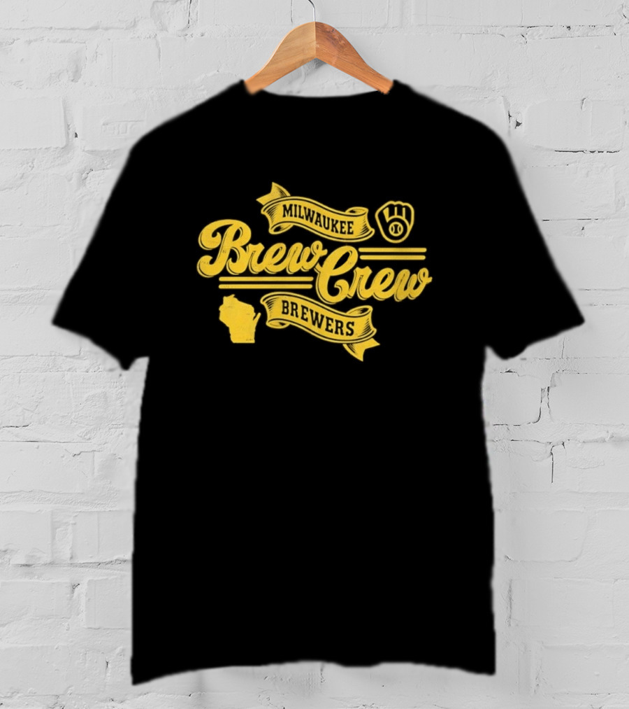 Milwaukee Brew Crew Brewers Baseball Wisconsin MLB T-Shirt