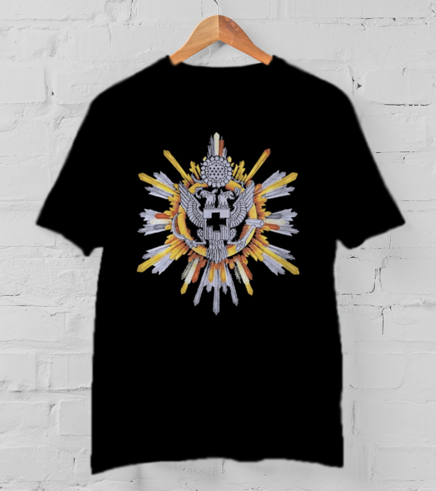 Opus Dei II Cross And Wings Symbol With Radiant Abstract Features T-Shirt