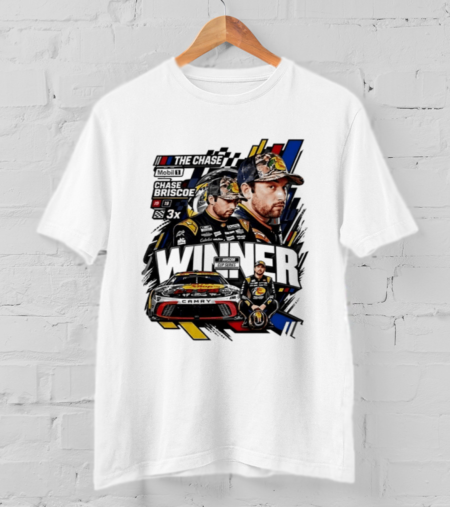 Chase Briscoe Winner 3x NASCAR Cup Series The Chase T-Shirt