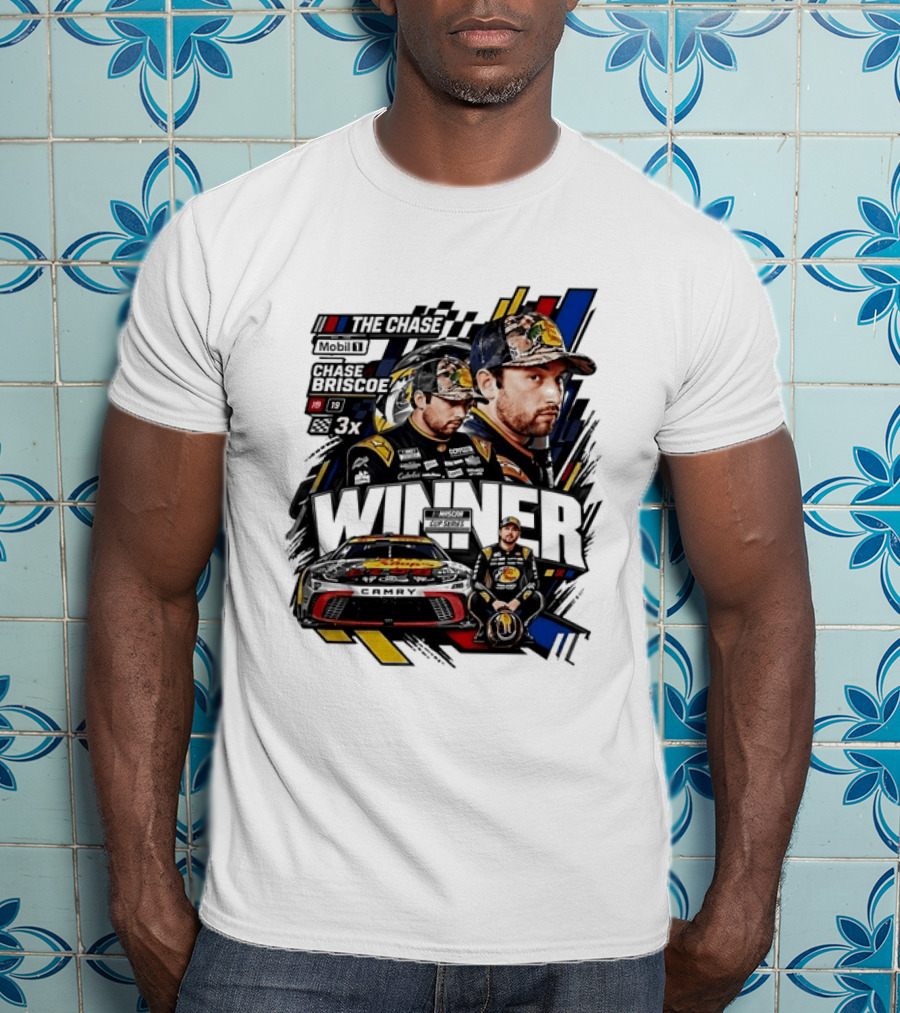 Chase Briscoe Winner 3x NASCAR Cup Series The Chase T-Shirt