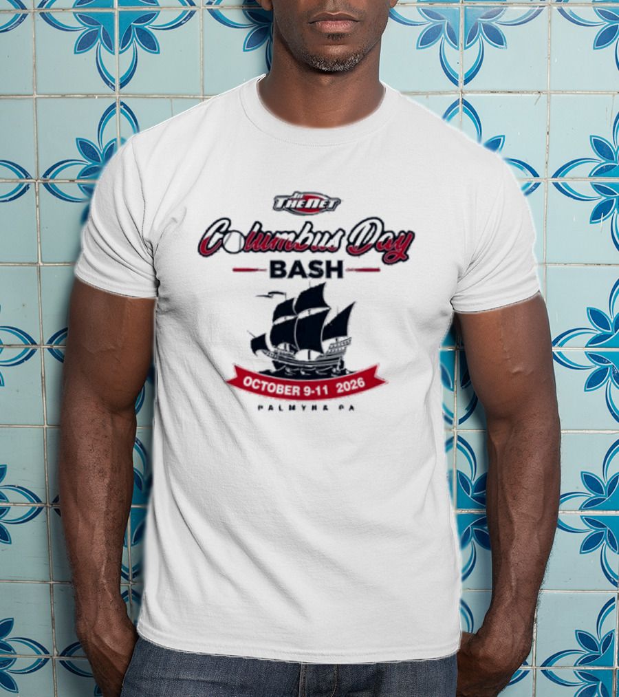 In The Net Columbus Day Bash 2026 Palmyra PA Ship Theme October 9 11 T-Shirt