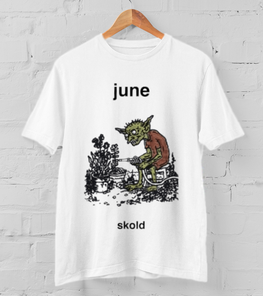 June Skold Goblin Gardener Fantasy Gardening T-Shirt