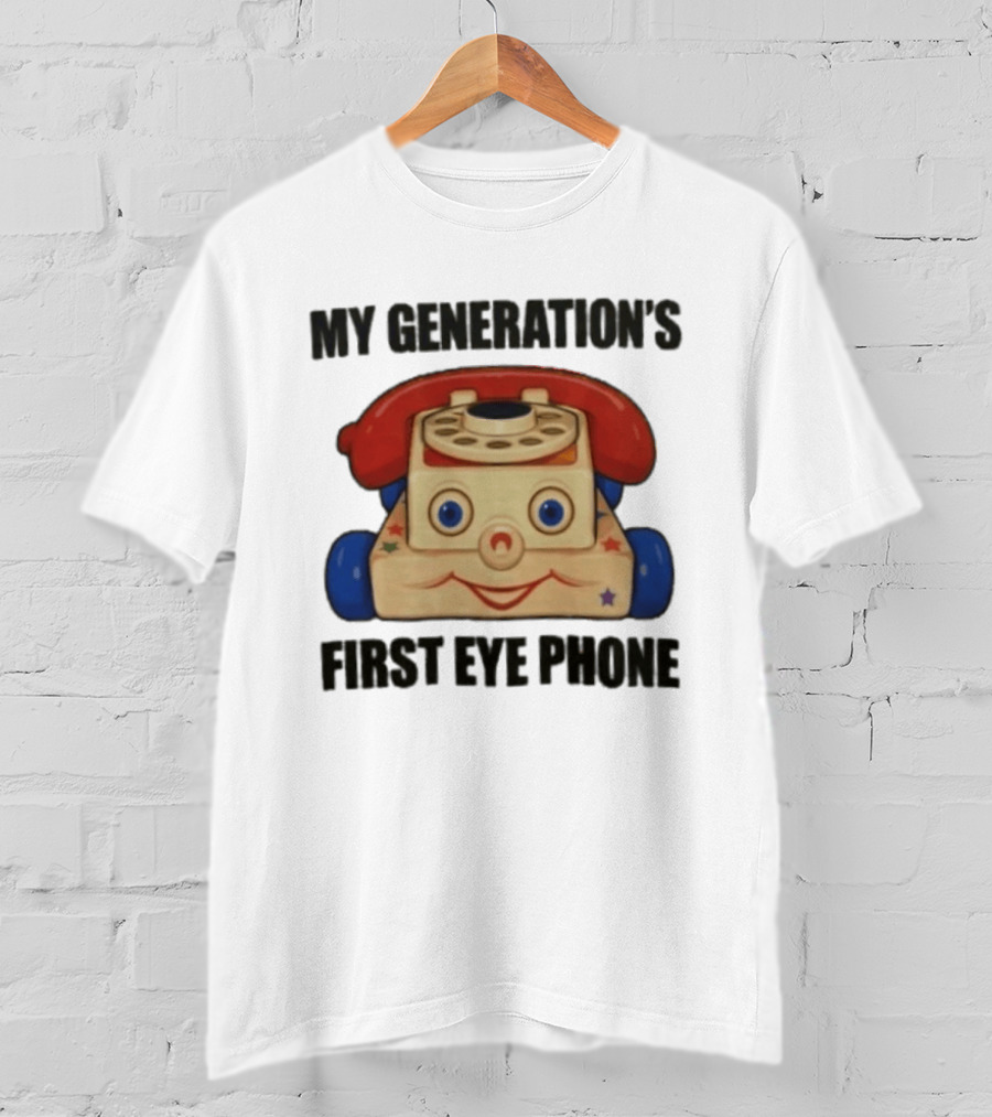 My Generation's First Eye Phone Toy Telephone Retro Nostalgia T-Shirt