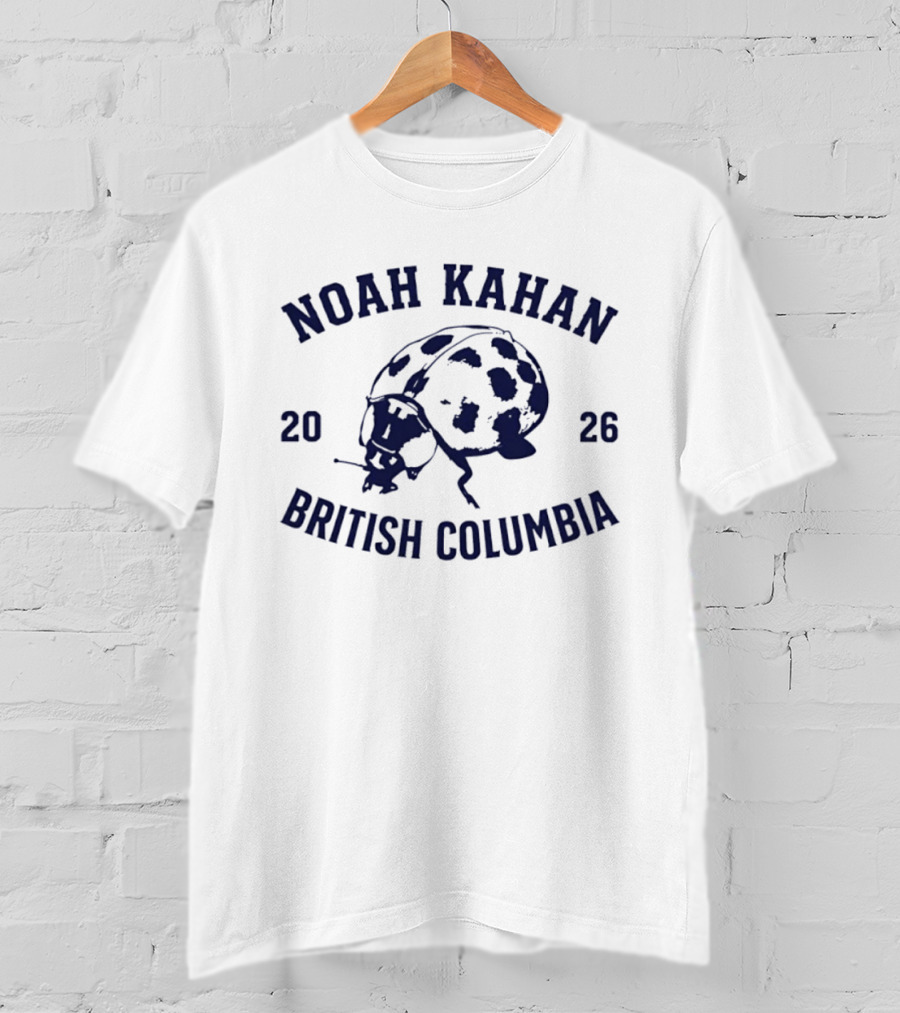 Noah Kahan 2026 British Columbia Ladybug Folk Music T-Shirt
