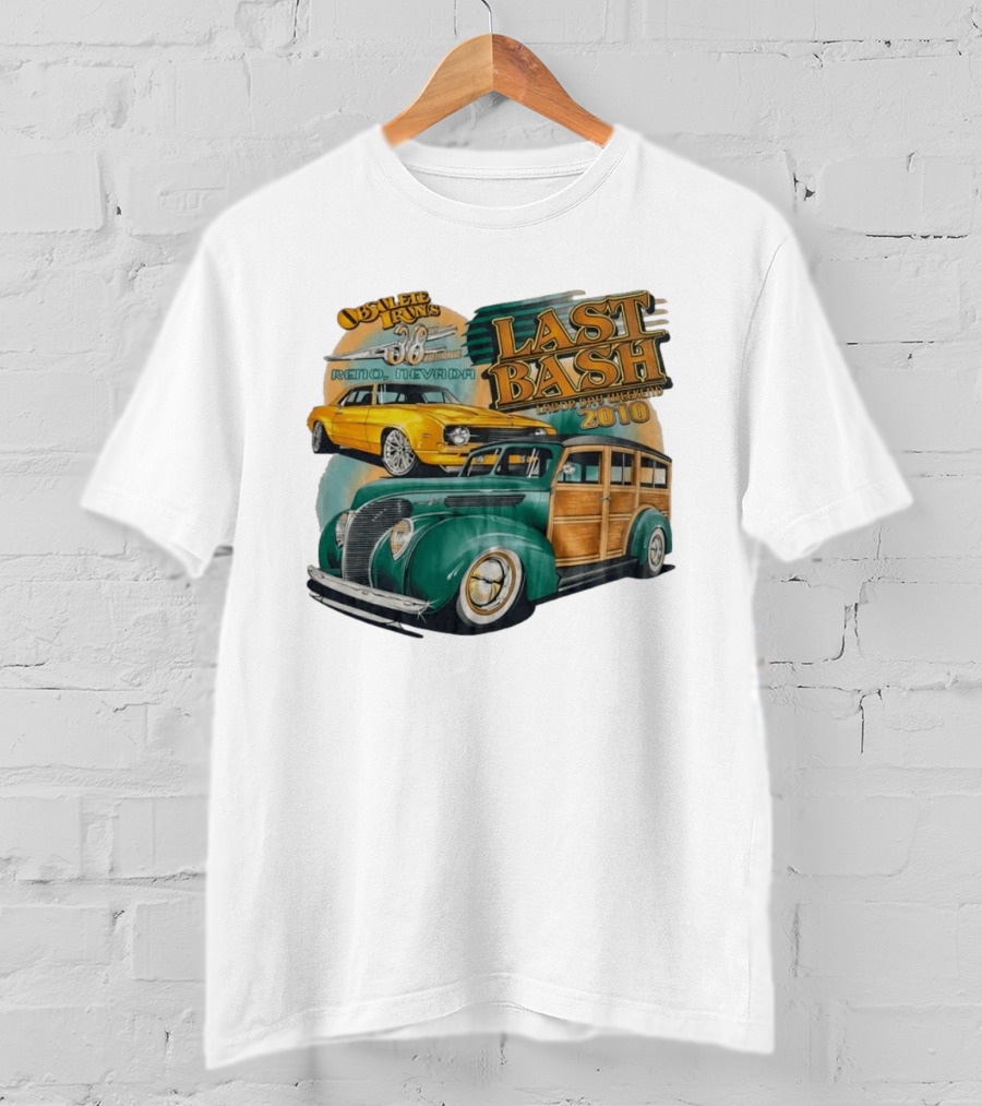 Obsolete Iron 38th Annual Reno Nevada Last Bash Labor Day Weekend 2010 Classic Cars T-Shirt