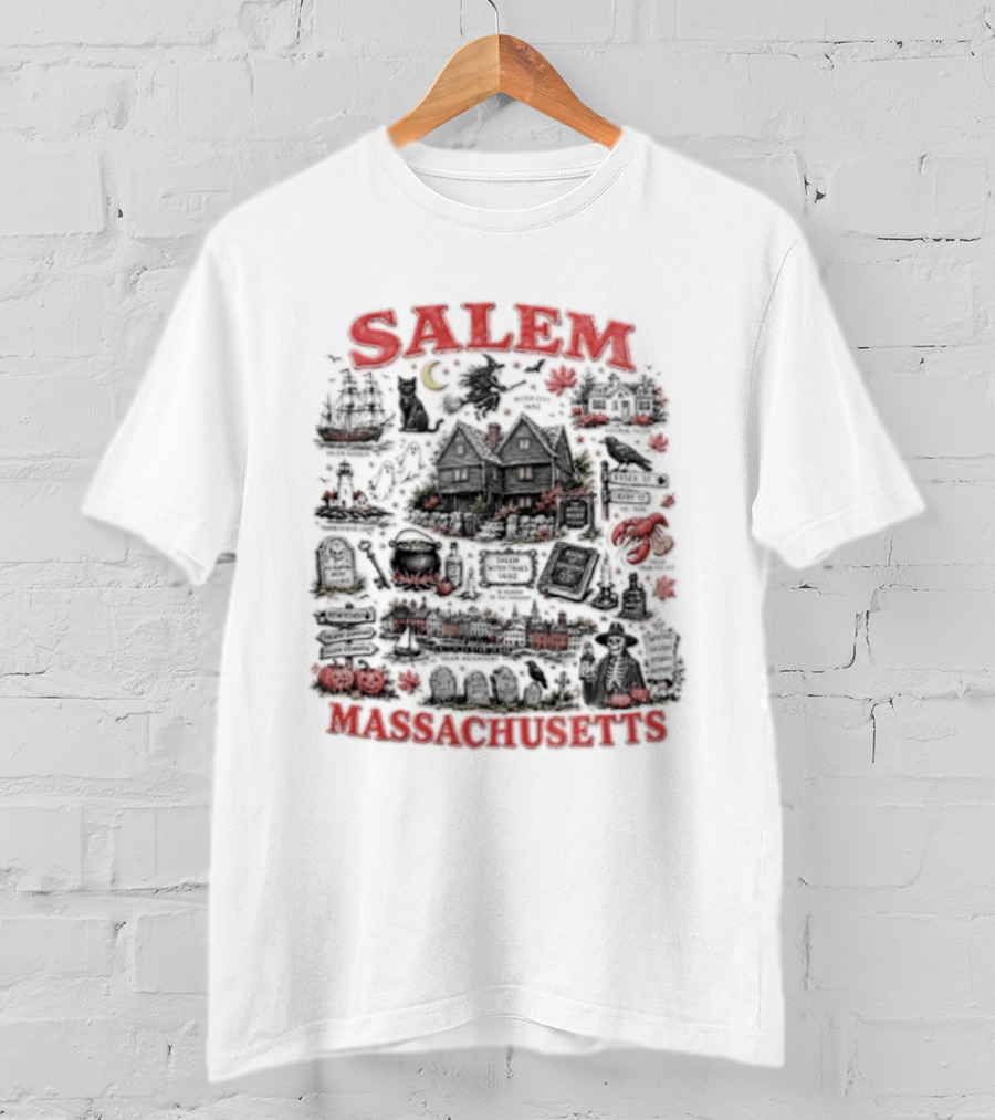 Salem Witch City 1692 Massachusetts Witch Trials In Memory Of The Innocent Witches T-Shirt