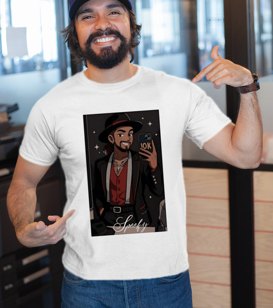 Spooky 10K Selfie Mirror Anime T-Shirt