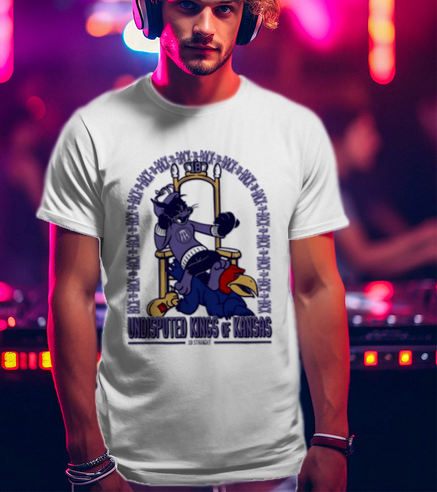 Undisputed Kings Of Kansas Wildcats Throne Victory Over Jayhawk Rivals T-Shirt