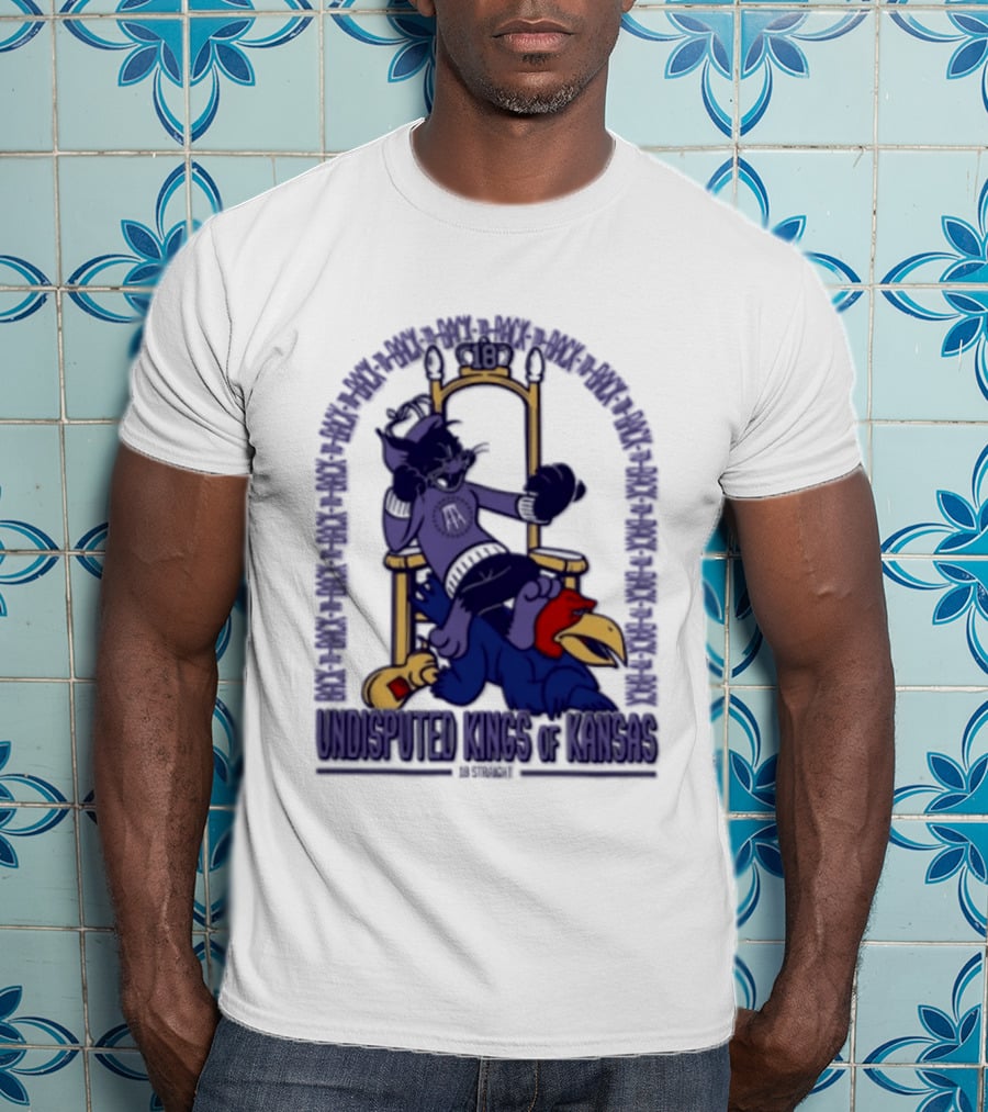 Undisputed Kings Of Kansas Wildcats Throne Victory Over Jayhawk Rivals T-Shirt