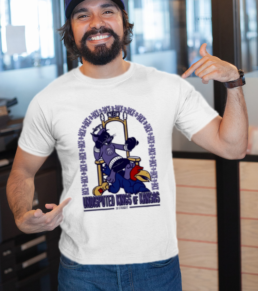 Undisputed Kings Of Kansas Wildcats Throne Victory Over Jayhawk Rivals T-Shirt