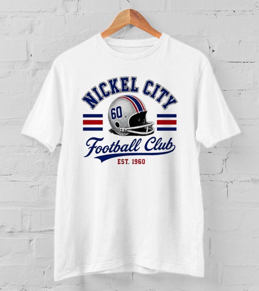 Nickel City Football Club Helmet Est 1960 T-Shirt