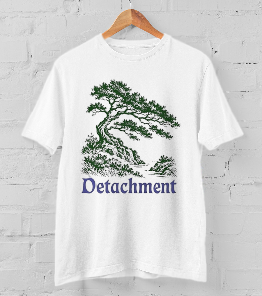 Detachment Bonsai Tree Zen Mindfulness T-Shirt