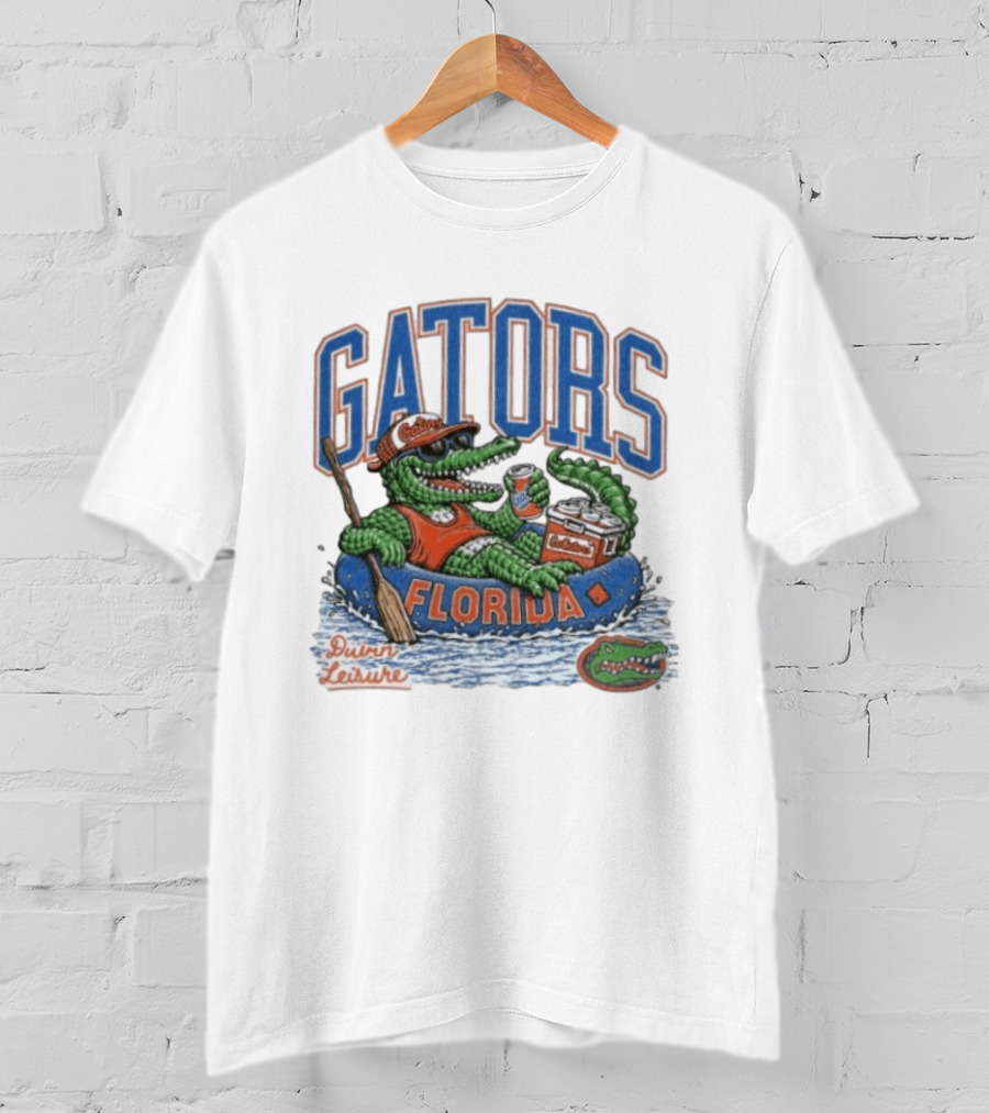 Florida Gators Tubing Relaxation Gator Spirit College Sports T-Shirt