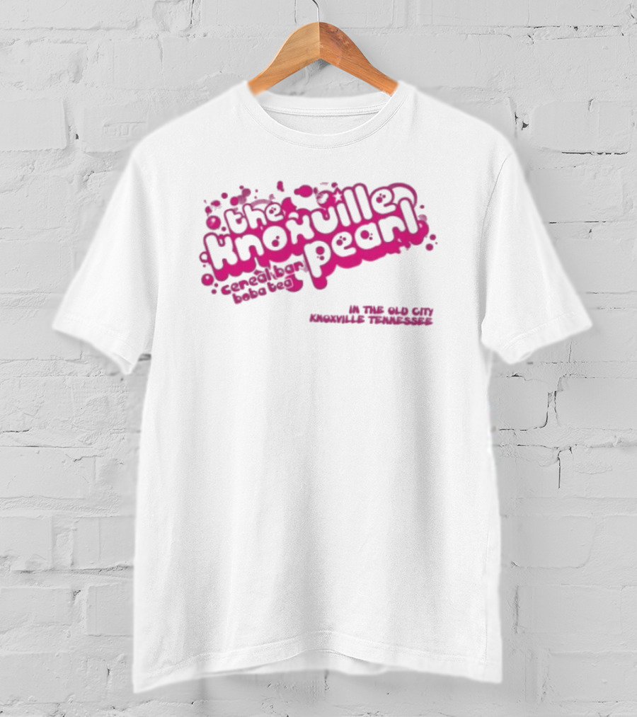 The Knoxville Pearl Cereal Bar Boba Tea Old City Knoxville Tennessee T-Shirt