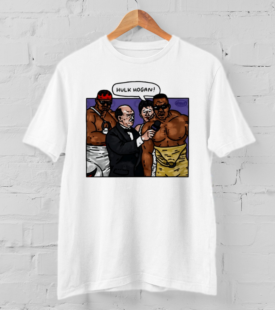 Hulk Hogan WCW Wrestlers Interview Scene Professional Wrestling T-Shirt