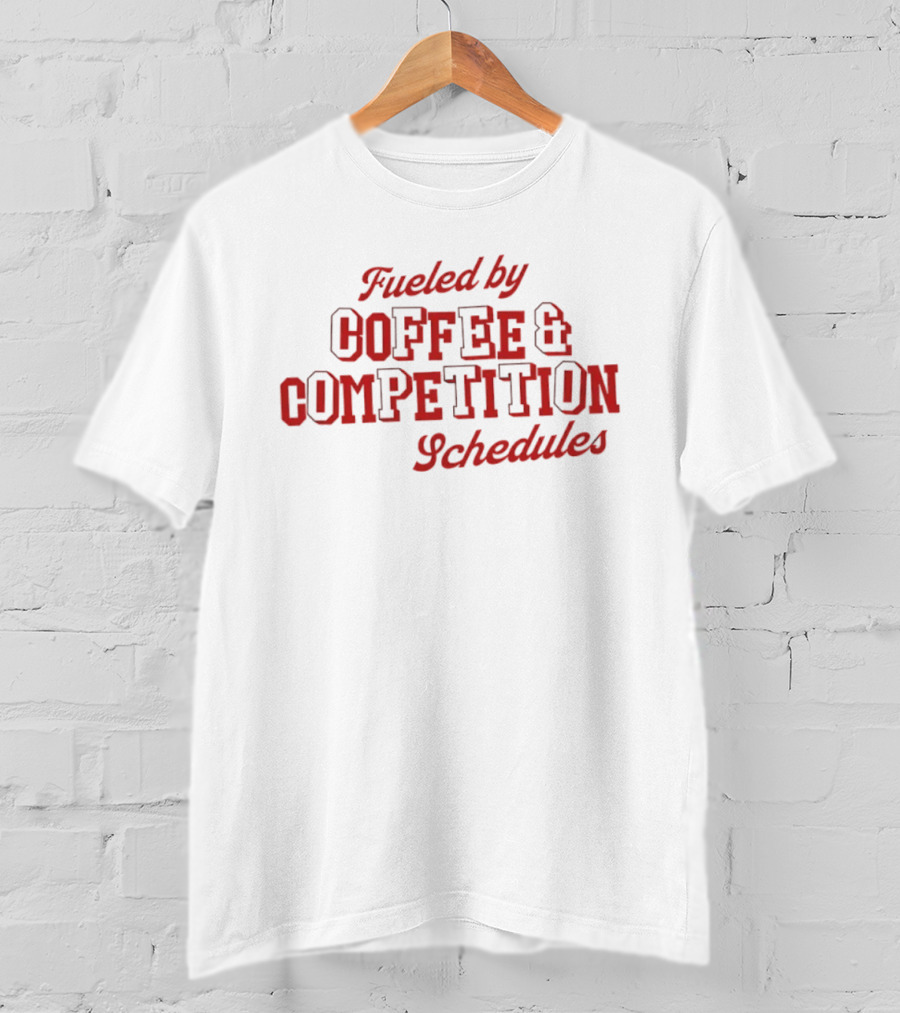 Fueled By Coffee And Competition Schedules US Figure Skating T-Shirt