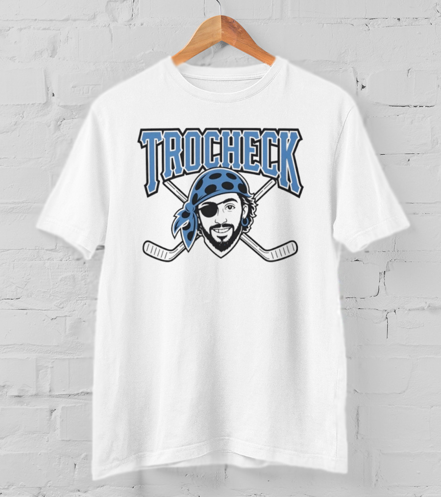 Vincent Trocheck Pirate Face With Hockey Sticks T-Shirt