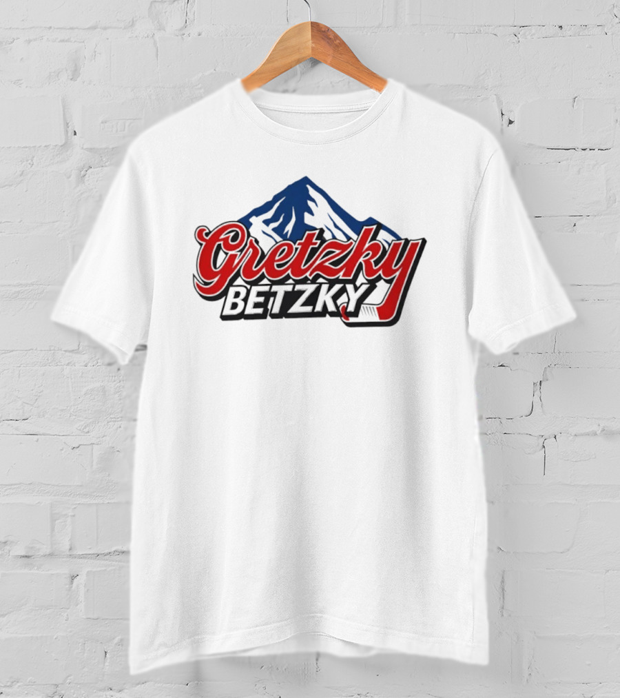 Gretzky Betzky Hockey Mountain NHL T-Shirt