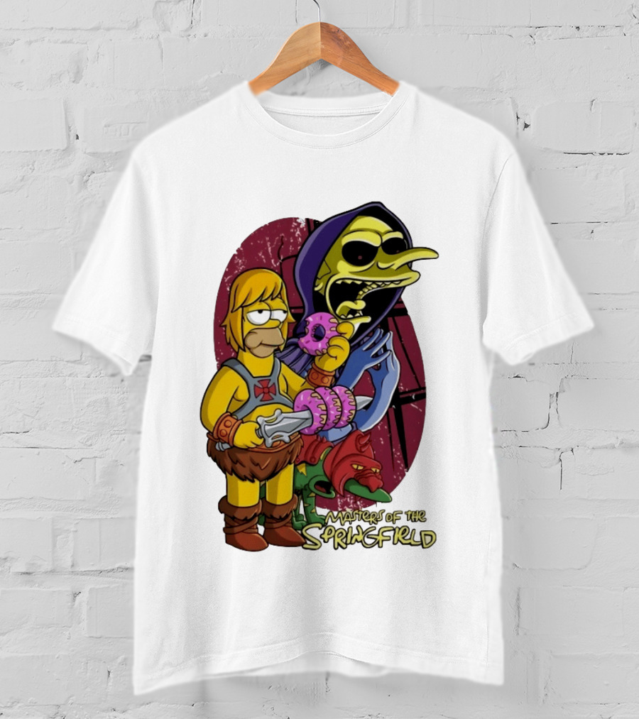 Masters Of The Springfield Homer Simps Skeletor Mashup T-Shirt