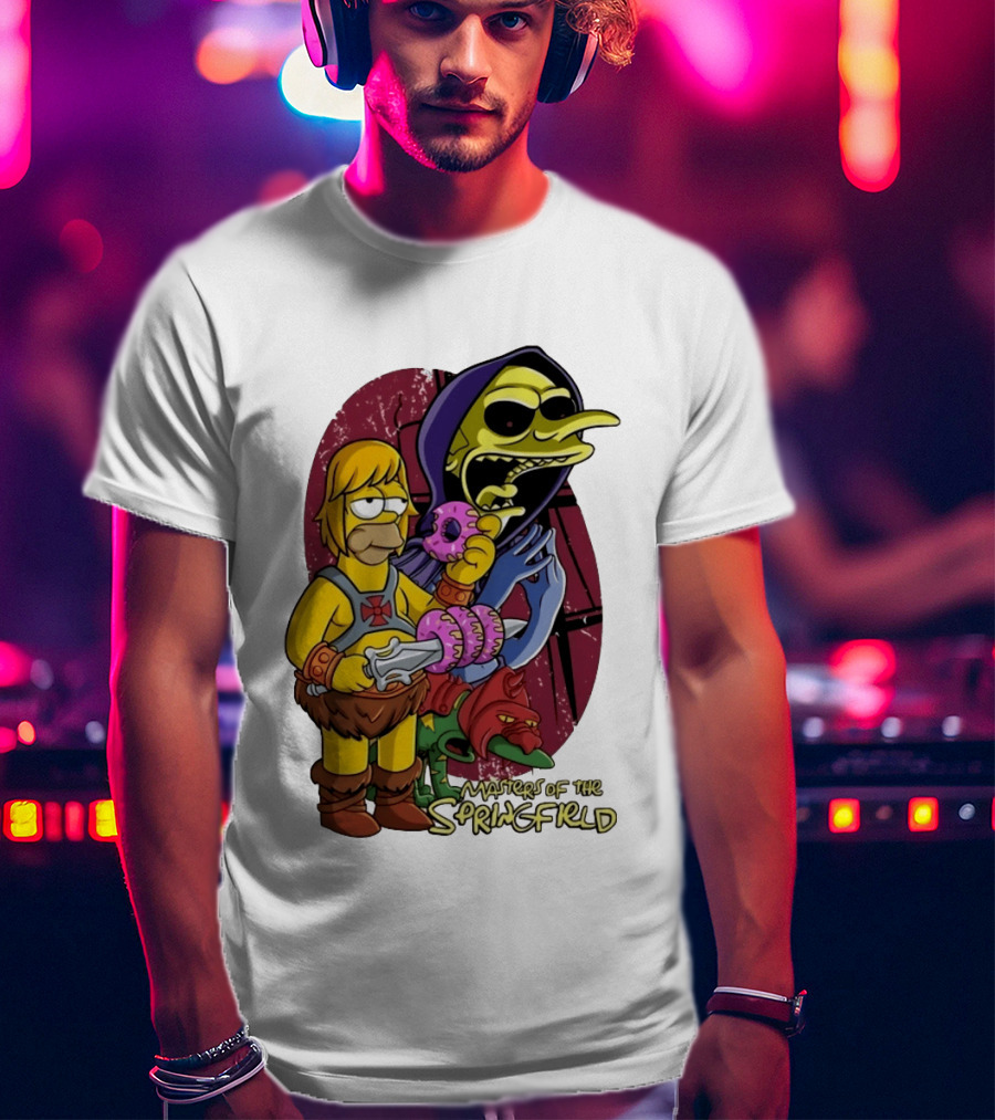 Masters Of The Springfield Homer Simps Skeletor Mashup T-Shirt
