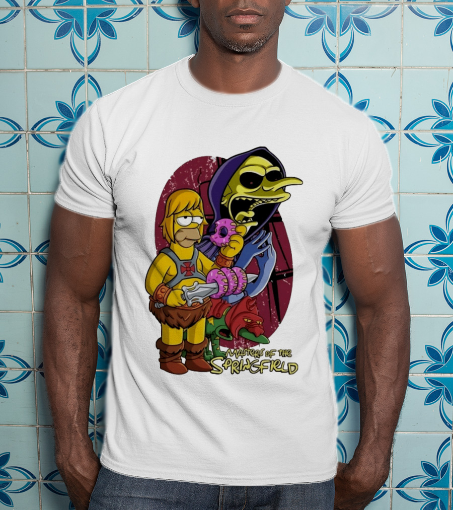 Masters Of The Springfield Homer Simps Skeletor Mashup T-Shirt