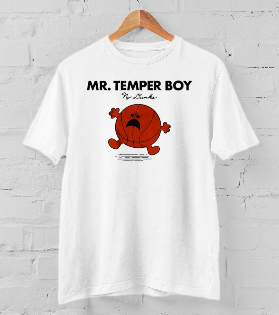 Mr. Temper Boy No Dunks Klay Thompson Essential Basketball T-Shirt