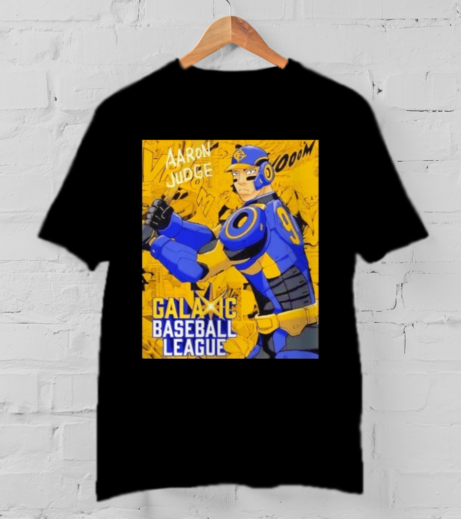 Aaron Judge Galactic Baseball League No 9 Comic T-Shirt