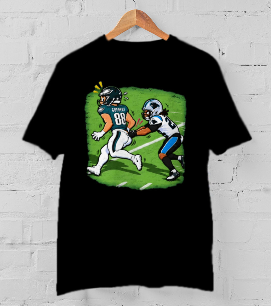 Dallas Goedert Humorous Booty Grab Football Moment T-Shirt