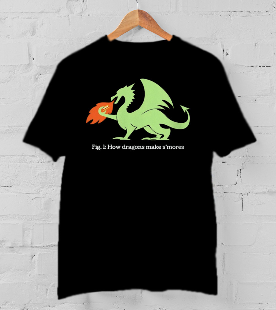 How Dragons Make S'mores Fig 1 Dragon T-Shirt