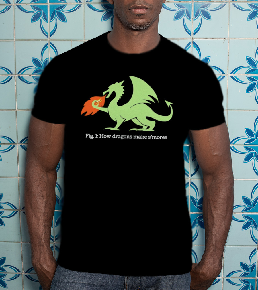 How Dragons Make S'mores Fig 1 Dragon T-Shirt