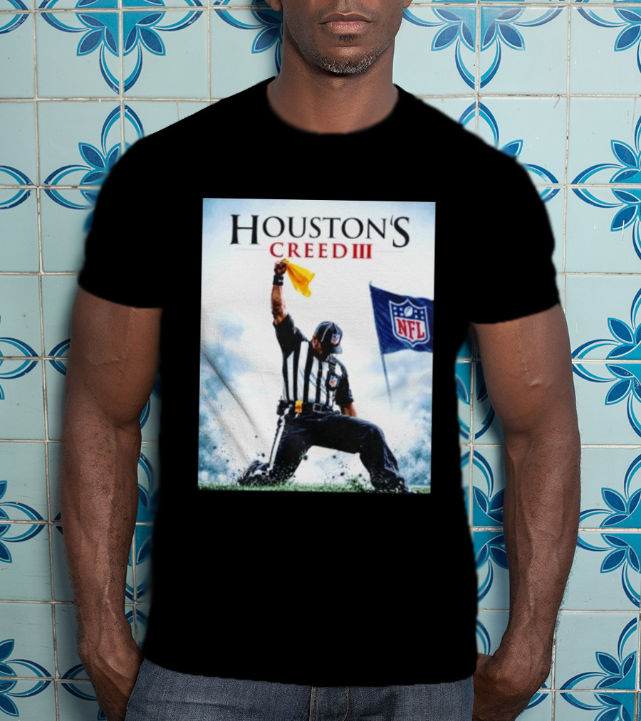 Houston's Creed III NFL Referee Victory Celebration T-Shirt
