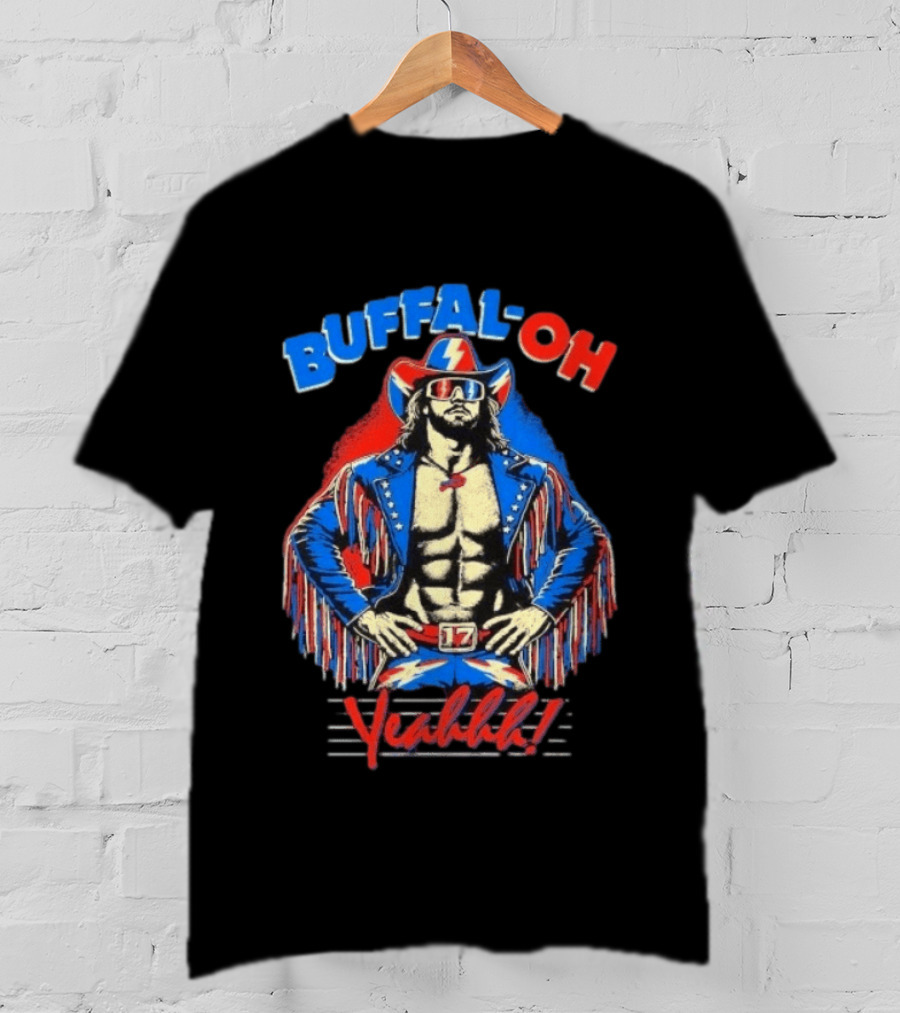 Buffal OH YEAH Buffalo Bills 17 Cowboy Football Fan T-Shirt