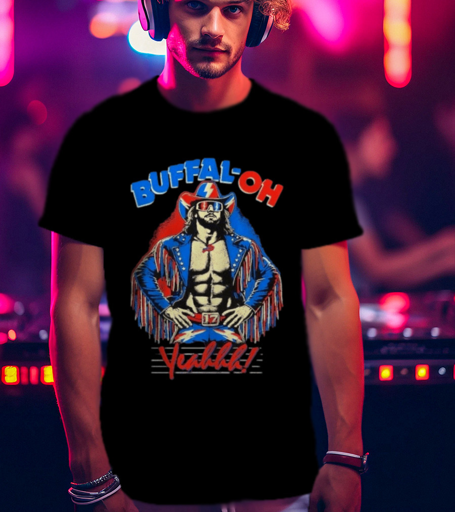 Buffal OH YEAH Buffalo Bills 17 Cowboy Football Fan T-Shirt