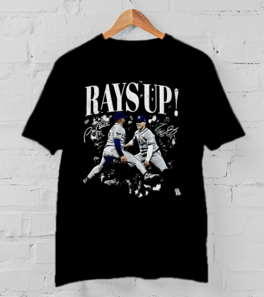 Rays Up Tampa Bay High Five Celebration Playoff Atmosphere T-Shirt