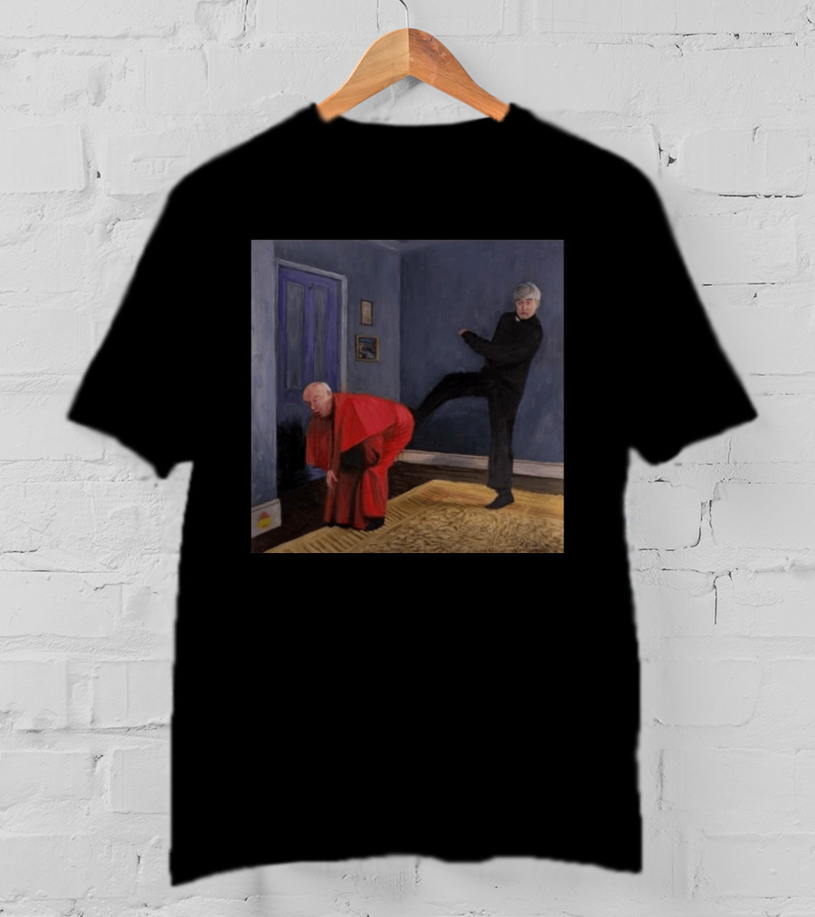 Surrealist Painting Absurdist Humor Bizarre Room Scene T-Shirt