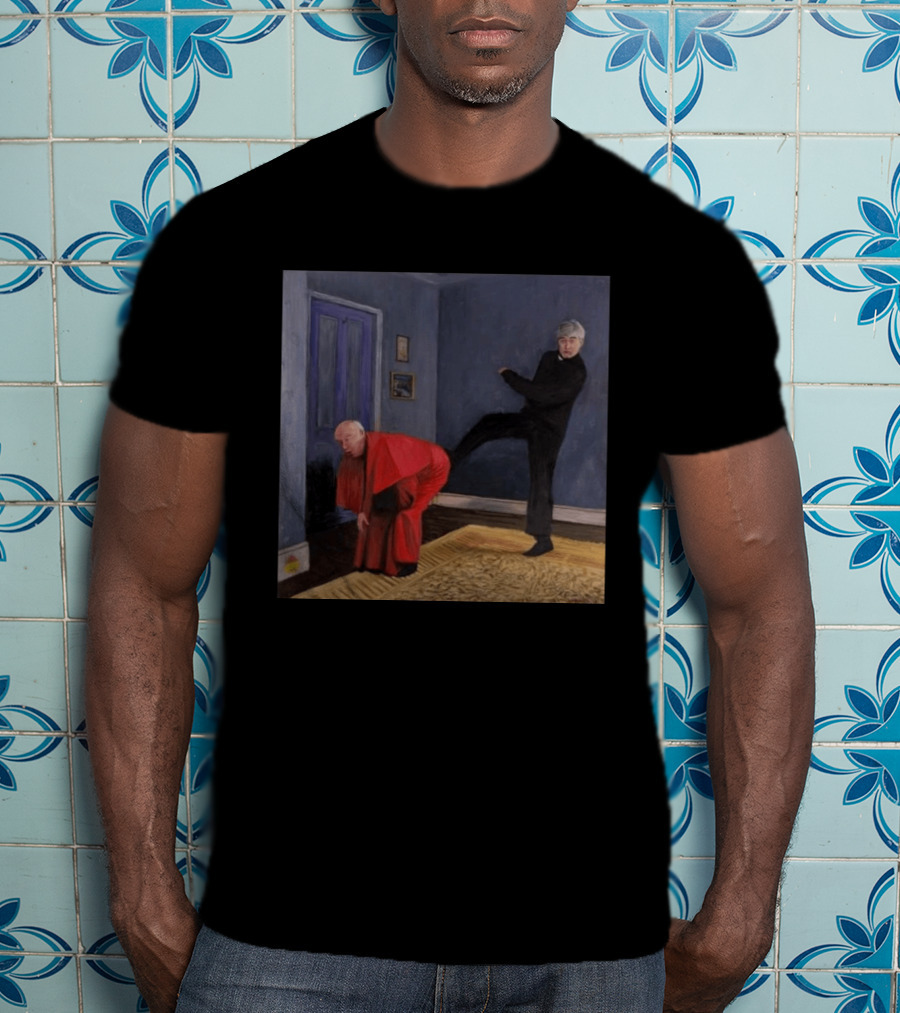 Surrealist Painting Absurdist Humor Bizarre Room Scene T-Shirt