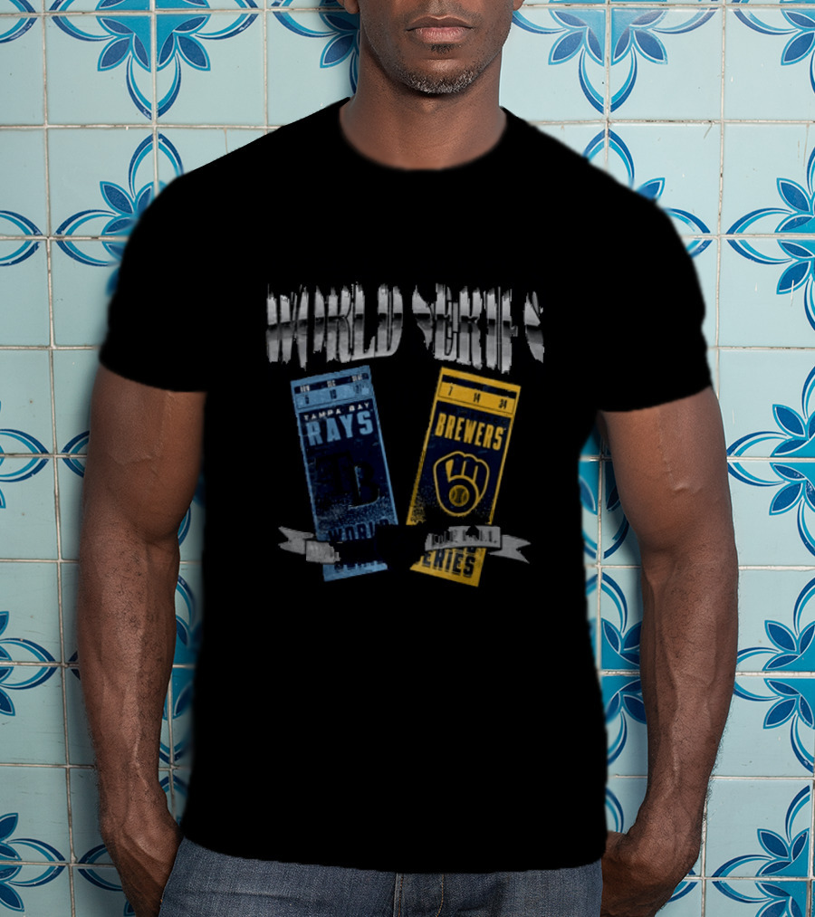 2026 Major League Baseball World Series Tampa Bay Rays Vs Milwaukee Brewers T-Shirt