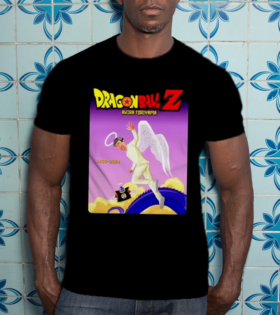 Dragon Ball Z Akira Toriyama 1955 2024 Angel T-Shirt