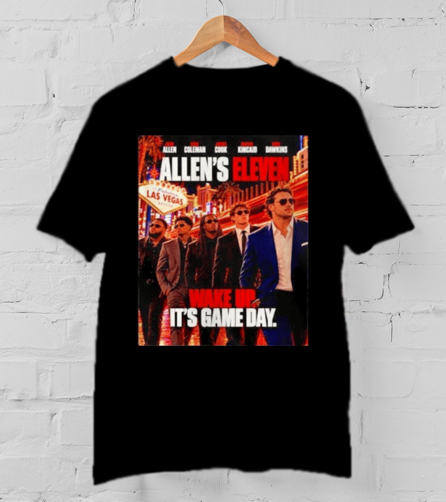 Allen's Eleven Wake Up It's Game Day Las Vegas T-Shirt